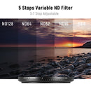 Neewer HD Variable ND Filter (37mm, 3 to 7-Stop)