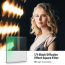 Neewer Black Diffusion Special Effect Square Filter (100 x 100mm, Grade 1/4)