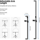 Neewer Extendable Reflector Holder and Light Stand