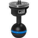 Kondor Blue Ball Head to ARRI Rosette for Magic Arms (Raven Black)