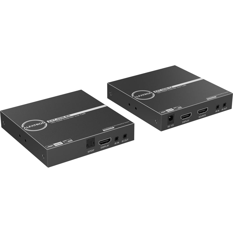 Alfatron 4K 18 Gb/s HDMI over Cat 6 Extender Set