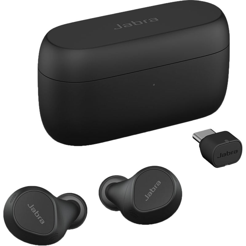 Jabra Evolve2 Buds USB-C UC Earbuds with USB-C Bluetooth Dongle for Unified Communication and Wireless Charging Pad