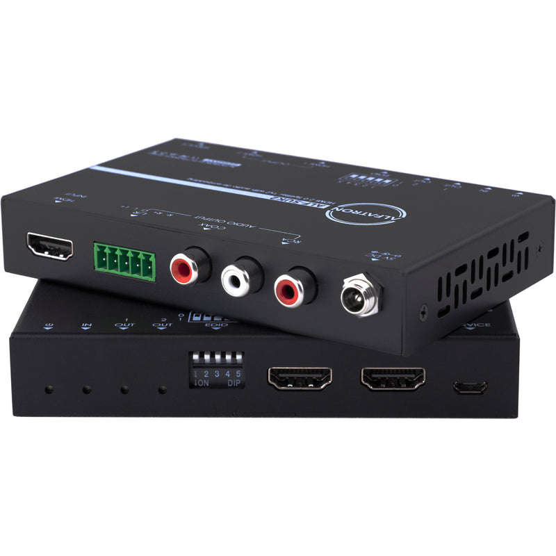 Alfatron 1x2 HDMI Distribution Amplifier with Audio De-Embedder