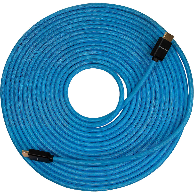 Kondor Blue Braided HDMI Cable (25', Blue)