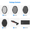 Neewer ND Filter Kit (72mm, 1, 2, 3, 4-Stop)