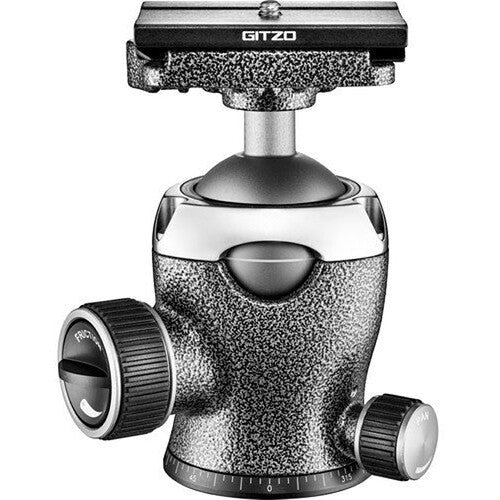 Gitzo GK2542-82QD Mountaineer Series 2 Carbon Fiber Tripod with Center Ball Head & GHF3W 3-Way Fluid Head (Special 50th Anniversary Kit)