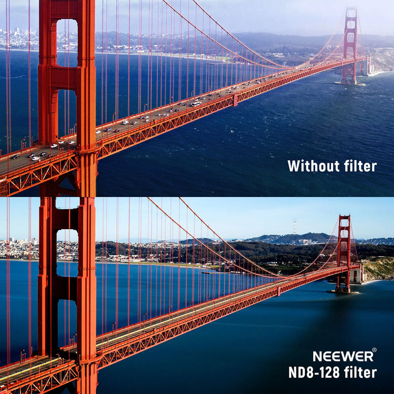 Neewer HD Variable ND Filter (49mm, 3 to 7-Stop)