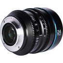 Sirui Night Walker 24mm T1.2 S35 Cine Lens (X-Mount, Black)