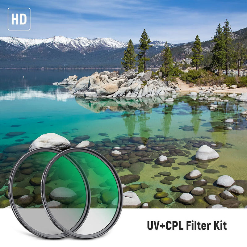 Neewer CPL UV Lens Filter Kit (62mm)