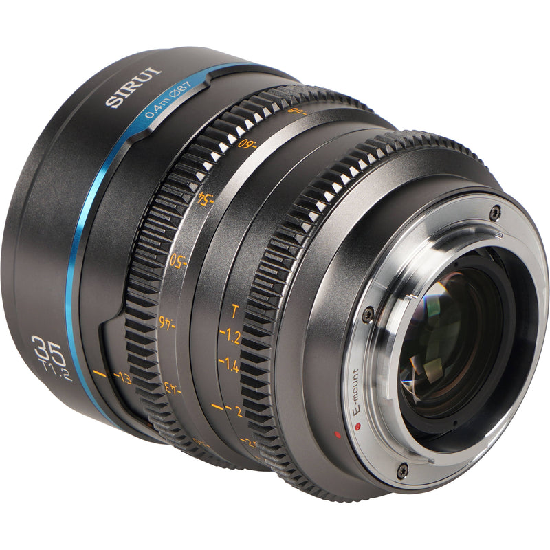 Sirui Night Walker 35mm T1.2 S35 Cine Lens (E-Mount, Gunmetal Gray)