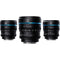 Sirui Night Walker T1.2 S35 Cine 3-Lens Set (X-Mount, Black)