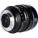 Sirui Night Walker 24mm T1.2 S35 Cine Lens (RF-Mount, Gunmetal Gray)