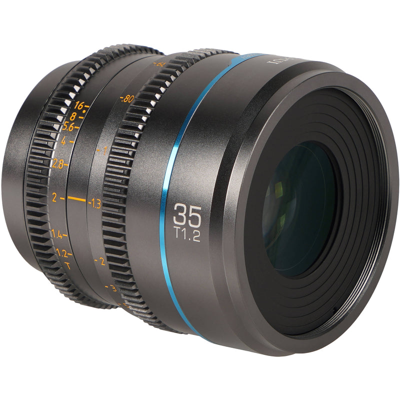 Sirui Night Walker 35mm T1.2 S35 Cine Lens (Micro Four Thirds-Mount, Gunmetal Gray)