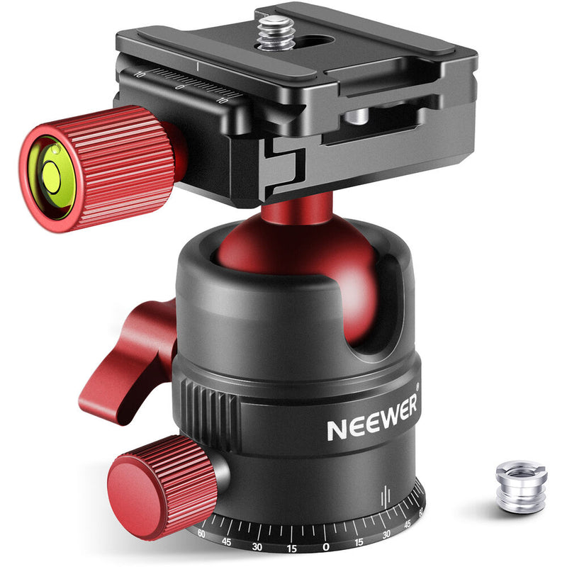 Neewer GM28 Panoramic Ball Head (Red)