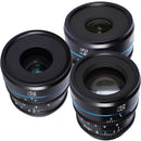 Sirui Night Walker T1.2 S35 Cine 3-Lens Set (E-Mount, Black)