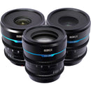 Sirui Night Walker T1.2 S35 Cine 3-Lens Set (Micro Four Thirds-Mount, Black)