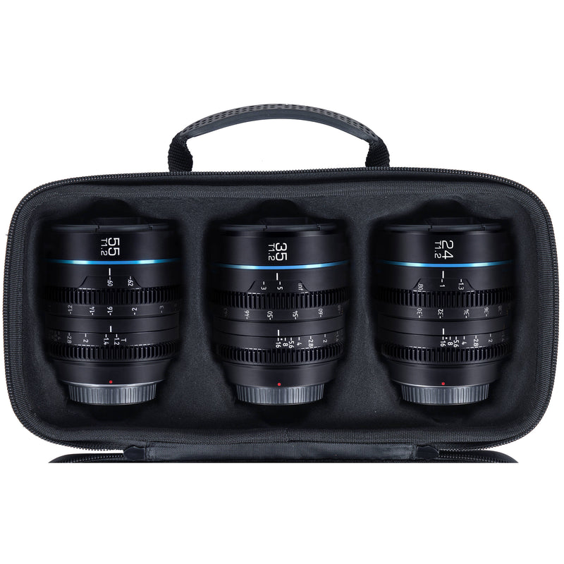 Sirui Night Walker T1.2 S35 Cine 3-Lens Set (X-Mount, Black)