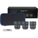 Sirui Night Walker T1.2 S35 Cine 3-Lens Set (X-Mount, Black)