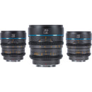 Sirui Night Walker T1.2 S35 Cine 3-Lens Set (X-Mount, Gunmetal Gray)