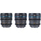 Sirui Night Walker T1.2 S35 Cine 3-Lens Set (Micro Four Thirds-Mount, Gunmetal Gray)