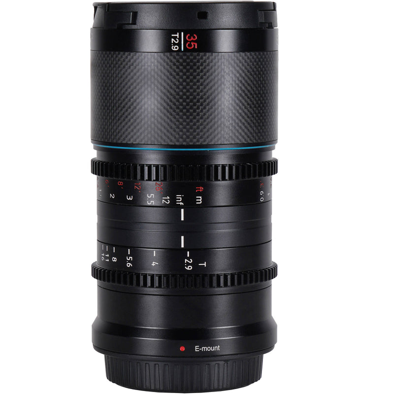 Sirui Saturn 35mm T2.9 1.6x Carbon Fiber Full-Frame Anamorphic Lens (L-Mount, Neutral Flare)