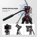 Neewer Video Travel Tripod with Fluid Pan-and-Tilt Head