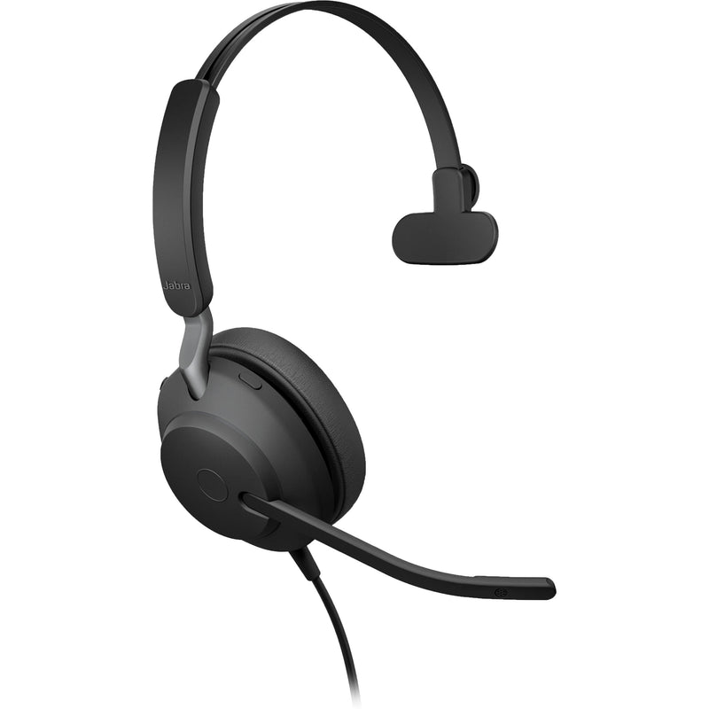 Jabra Evolve2 40 SE Mono Wired On-Ear Headset (Unified Communications, USB-C, Black)