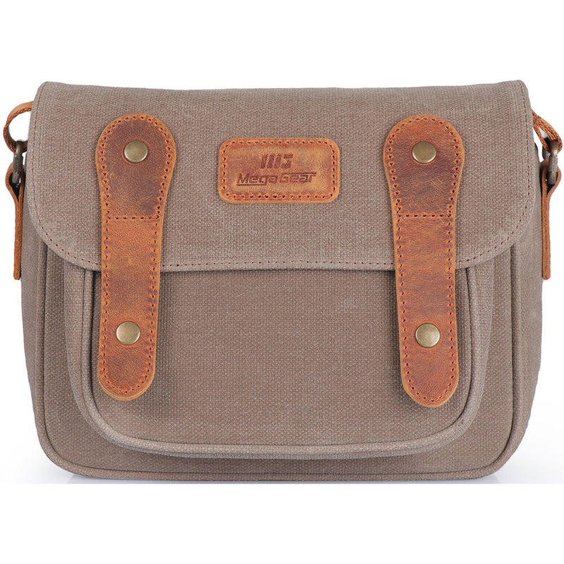 MegaGear Sequoia Canvas Camera Bag (Mink-Camel)