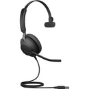 Jabra Evolve2 40 SE Mono Wired On-Ear Headset (Microsoft Teams, USB-A, Black)