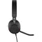 Jabra Evolve2 40 SE Mono Wired On-Ear Headset with Extension Cable (Unified Communications, USB-C, Black)