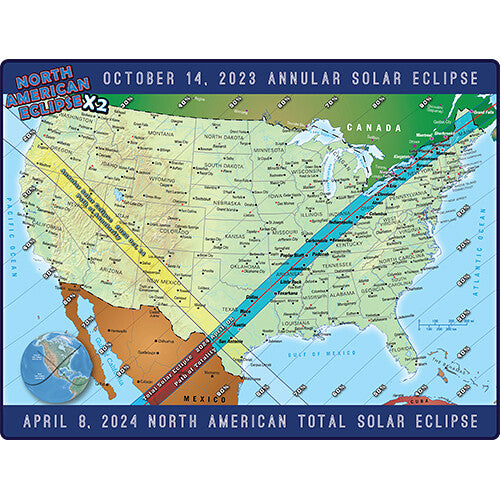 American Paper Optics Eclipse Map