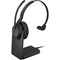 Jabra Evolve 65 SE Link380A MS Mono Headset with Charging Stand