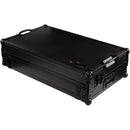 Odyssey Black Label Glide Style Flight Case with Wheels for RANE FOUR DJ Controller (Black on Black)