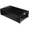 Odyssey Black Label Glide Style Flight Case with Wheels for RANE FOUR DJ Controller (Black on Black)