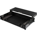 Odyssey Black Label Glide Style Flight Case with Wheels for RANE FOUR DJ Controller (Black on Black)