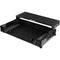 Odyssey Black Label Glide Style Flight Case with Wheels for RANE FOUR DJ Controller (Black on Black)