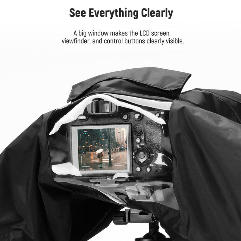 Neewer PB003 Camera Rain Cover for DSLR/Mirrorless Camera (Small)