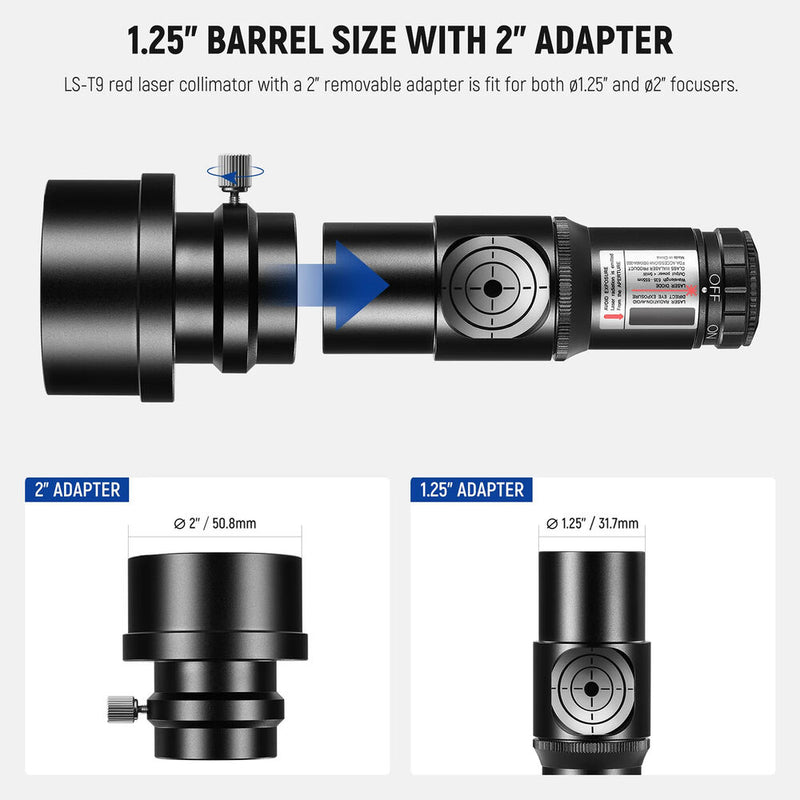 Neewer LS-T9 Red Laser Collimator for Reflector Telescopes