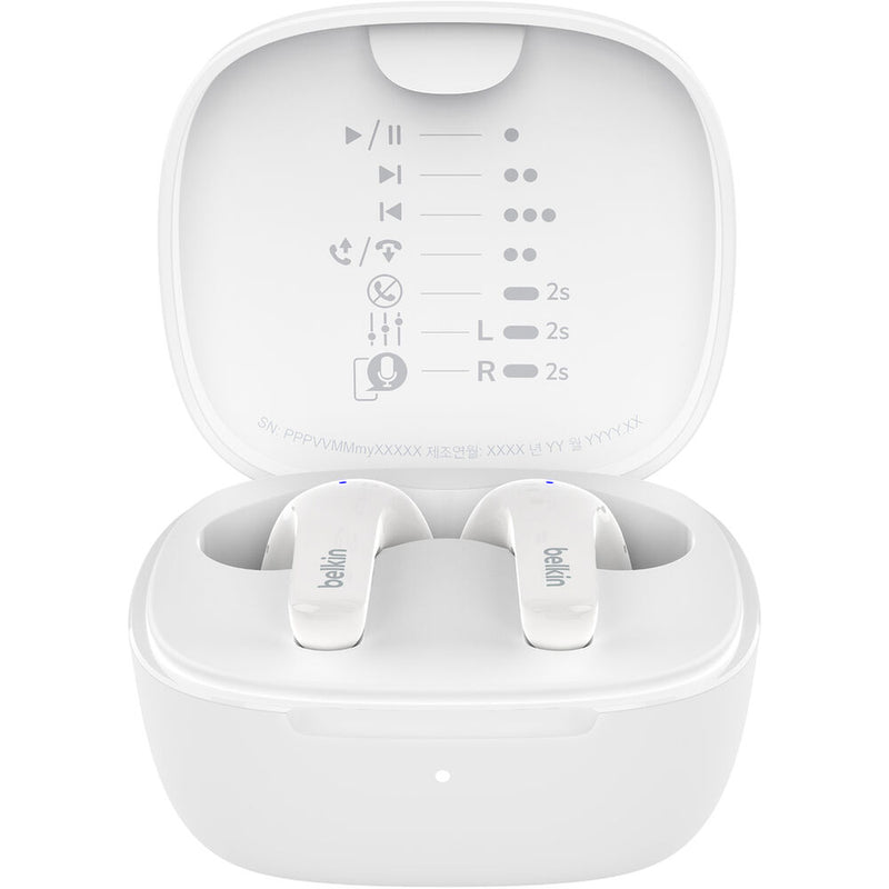 Belkin SoundForm Motion True Wireless Earbuds (White)