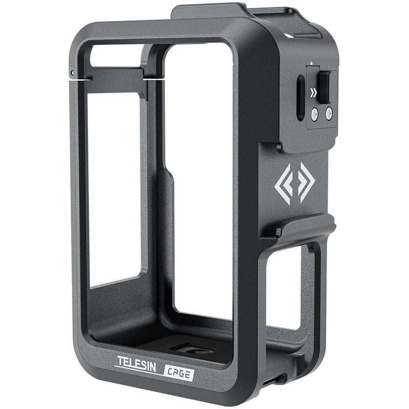 TELESIN Aluminum Camera Cage for DJI Osmo Action 3 and 4