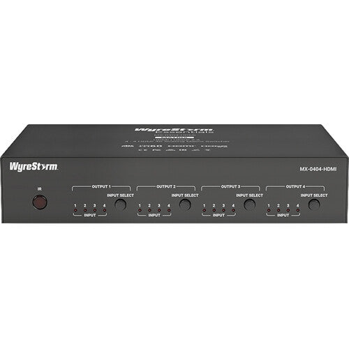 WyreStorm MX-0404-HDMI 4K60 HDR 4x4 HDMI Matrix with Audio De-Embedding