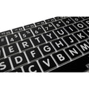 KB Covers Large Print Backlit Pro Aluminum Keyboard for Windows