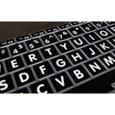 KB Covers Large Print Backlit Pro Aluminum Keyboard for Windows