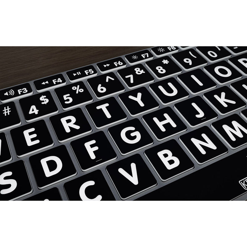 KB Covers Large Print Backlit Pro Aluminum Keyboard for Windows