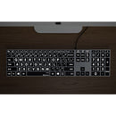 KB Covers Large Print Backlit Pro Aluminum Keyboard for Windows