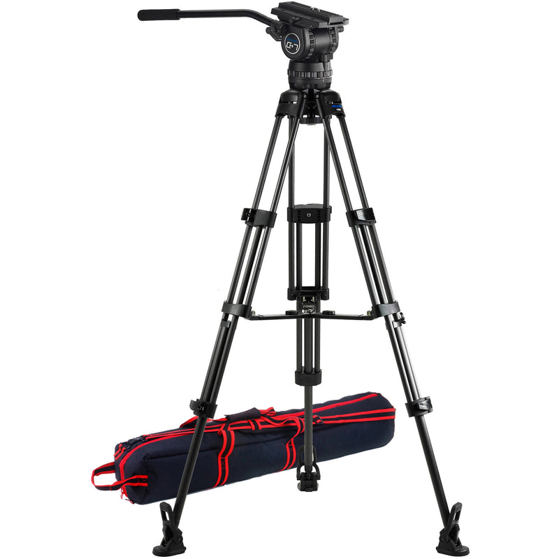 Acebil CS-782CM(F) T1002CM Tripod with CH7(F) Head, Case & Mid-Level Spreader Kit