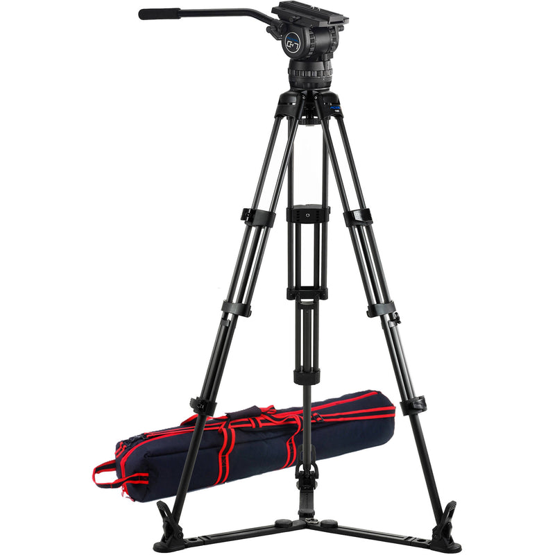 Acebil CS-782G(F) T1002G Tripod with CH7(F) Head, Case & Ground Spreader Kit