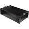 Odyssey I-Board Flight Case with Glide Style Laptop Platform and Wheels for Rane Four (All Black, 1 RU)