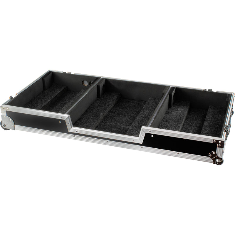 Odyssey DJ Coffin Case for Pioneer DJM-A9 / CDJ-3000 or Similar Size Gear (Silver on Black)