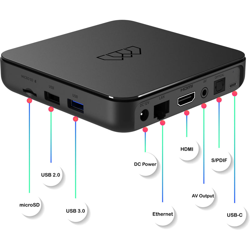 Translite Global TL-4KBR Android 4K Box Streaming Media Player